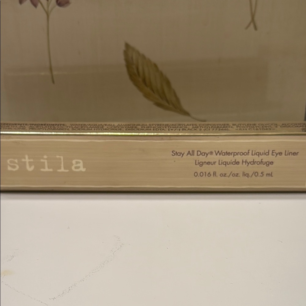Stila Waterproof Liquid Eyeliner in Intense Black